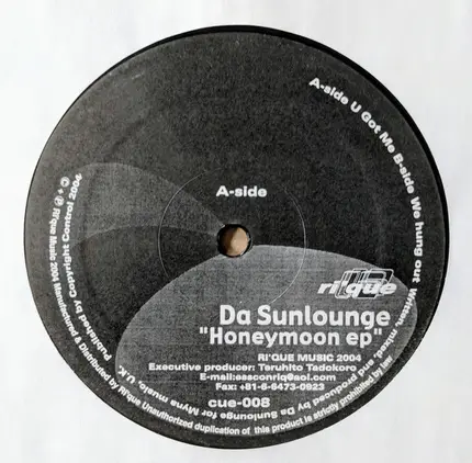 Da Sunlounge - Honeymoon EP