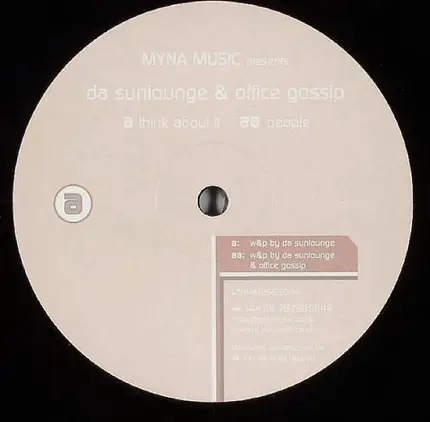 Da Sunlounge & Office Gossip - Think About It / People