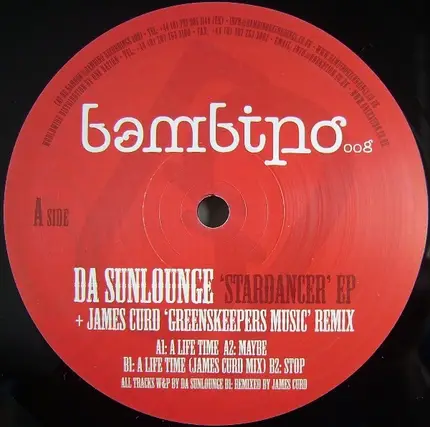 Da Sunlounge - Stardancer EP
