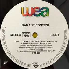 damage control - Don't You Feel My Pain (Remixes)