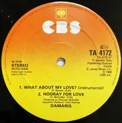 12inch Vinyl Single - Damaris Carbaugh - What About My Love?