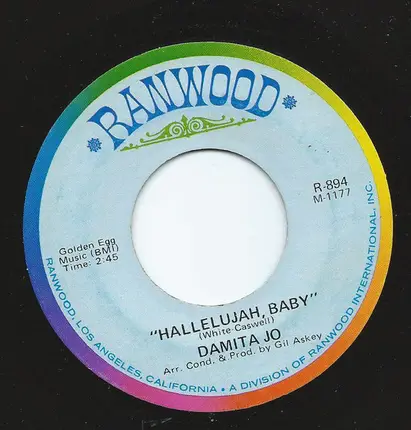 Damita Jo - Hallelujah, Baby / Two Worlds