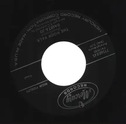 Damita Jo - The widow walk/ What would you do