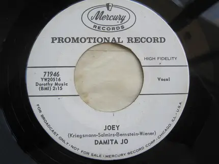 Damita Jo - Joey / You're Nobody Till Somebody Loves You