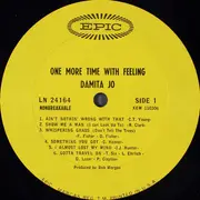 LP - Damita Jo - One More Time With Feeling - Mono