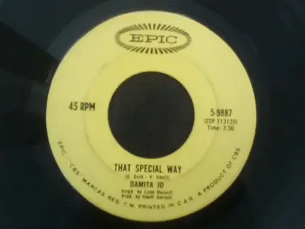 Damita Jo - Tossin' And Turnin' / That Special Way