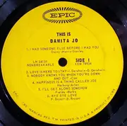 LP - Damita Jo - This Is Damita Jo - Mono