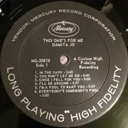 LP - Damita Jo - This One's For Me - Mono