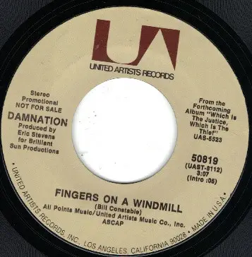 Damnation Of Adam Blessing - Fingers On A Windmill