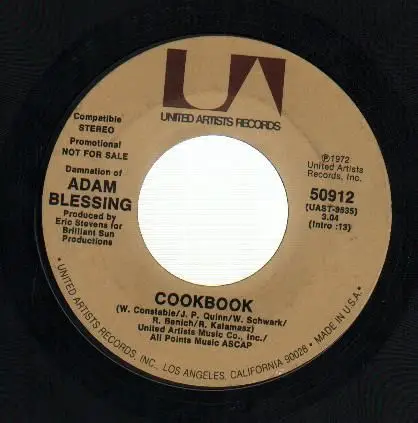 Damnation Of Adam Blessing - Cookbook - Mono / Stereo