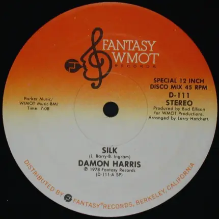 Damon Harris - Silk / It's Music