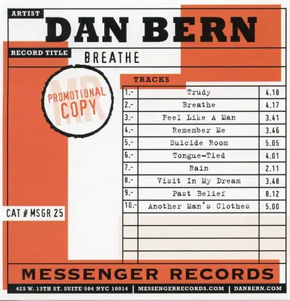 Dan Bern - Breathe
