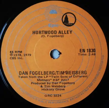 Dan Fogelberg / Tim Weisberg - Tell Me To My Face