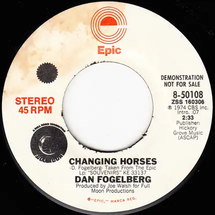 Dan Fogelberg - Changing Horses