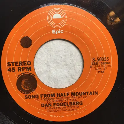 Dan Fogelberg - Part Of The Plan