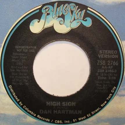 Dan Hartman - High Sign