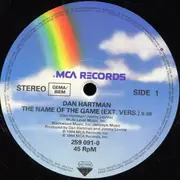 12inch Vinyl Single - Dan Hartman - Name Of The Game - no cover