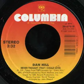 Dan Hill - Never Thought (That I Could Love)