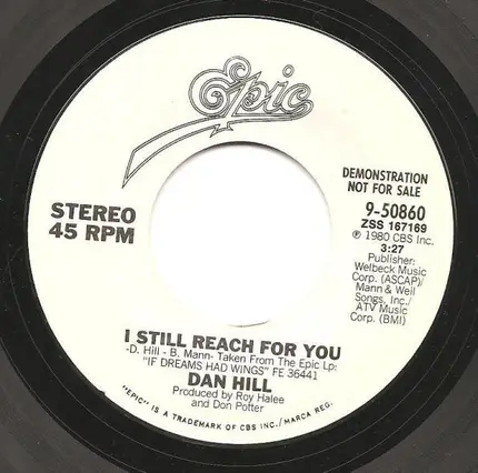 Dan Hill - I Still Reach For You