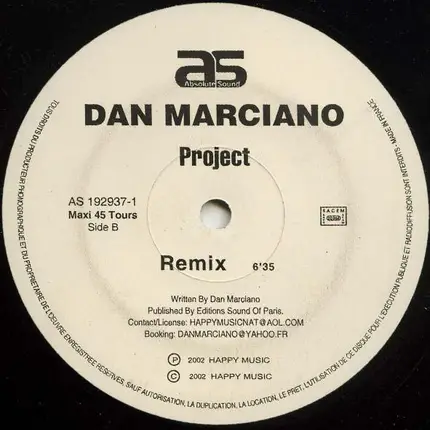 Dan Marciano - Project