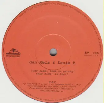 Dan Mela & Louie B - Toom Za Groovy / Re-Troit