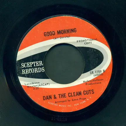 Dan & The Clean Cuts - One Love, Not Two / Good Morning