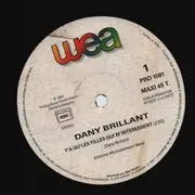 12inch Vinyl Single - Dany Brillant - Y'a Qu'les Filles Qui M'intéressent / Suzette