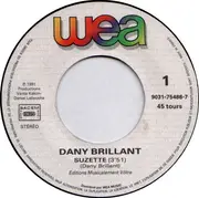 7inch Vinyl Single - Dany Brillant - Suzette