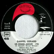 7inch Vinyl Single - Danyel Gérard - Un Grand Amour