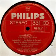 LP - Danzi Kwintet - Carl Stamitz / Anton Reicha / Gioacchino Rossini / Franz Danzi - Stamitz: Quartett Es-dur, Op. 8,2 • Reicha: Drei Andante • Rossini: Quartett Nr.2 G-dur • Danzi: Quintett E-mol, Op. 67,2