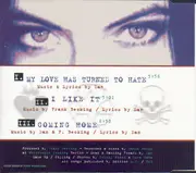 CD Single - Dan - My Love Has Turned To Hate