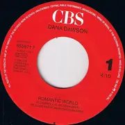 7inch Vinyl Single - Dana Dawson - Romantic World