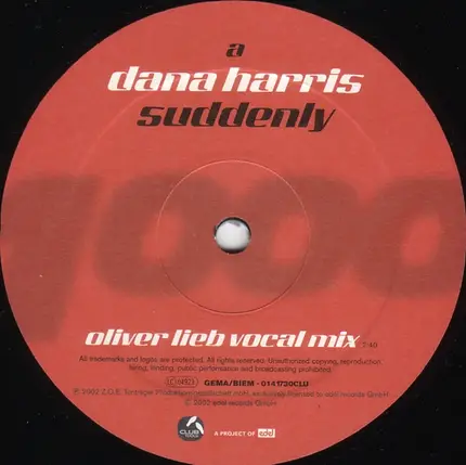 Dana Harris - Suddenly