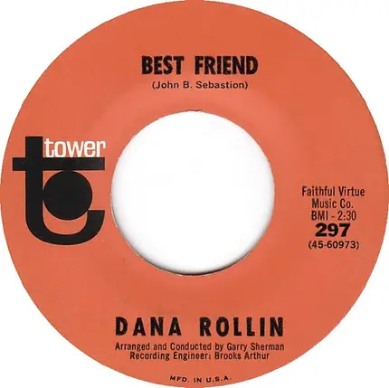 Dana Rollin - Best Friend / All Night Long