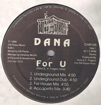 Dana Stovall - For U