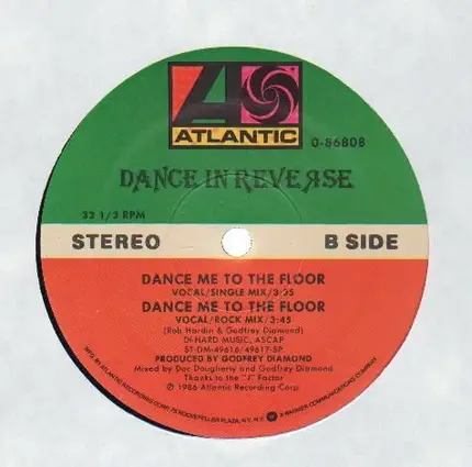 Dance In Reverse - Dance Me To The Floor