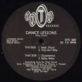 Dance Lessons - Yeah, Shout