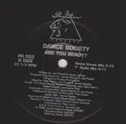 12inch Vinyl Single - Dance Society - Are You Ready?
