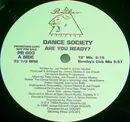 12'' - Dance Society - Are You Ready?