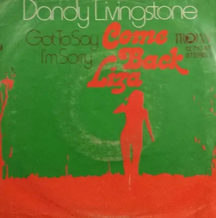Dandy Livingstone - Come Back Liza