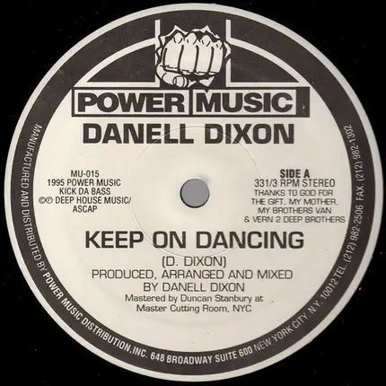 Danell Dixon - Keep On Dancing