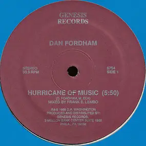 Dan Fordham - Hurricane Of Music