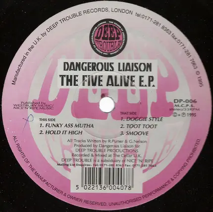 Dangerous Liaison - The Five Alive E.P.