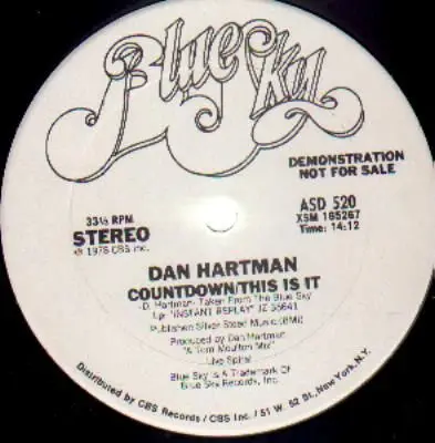 Dan Hartman - Countdown