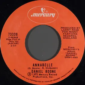 Daniel BOONE - Annabelle / Sleepyhead
