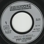 7inch Vinyl Single - Daniel Balavoine - Mon Fils, Ma Bataille