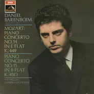 Mozart / Daniel Barenboim - Piano Concerto No. 14 In E-Flat, K. 449;  Piano Concerto No. 15 In B-Flat, K. 450