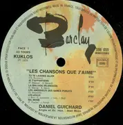 LP - Daniel Guichard - Les Chansons Que J'aime... - Gatefold Sleeve