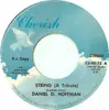 7inch Vinyl Single - Daniel D. Hoffman - String (A Tribute) - promo