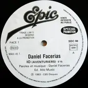 12inch Vinyl Single - Daniel Facérias - Io (Aventuriers)
